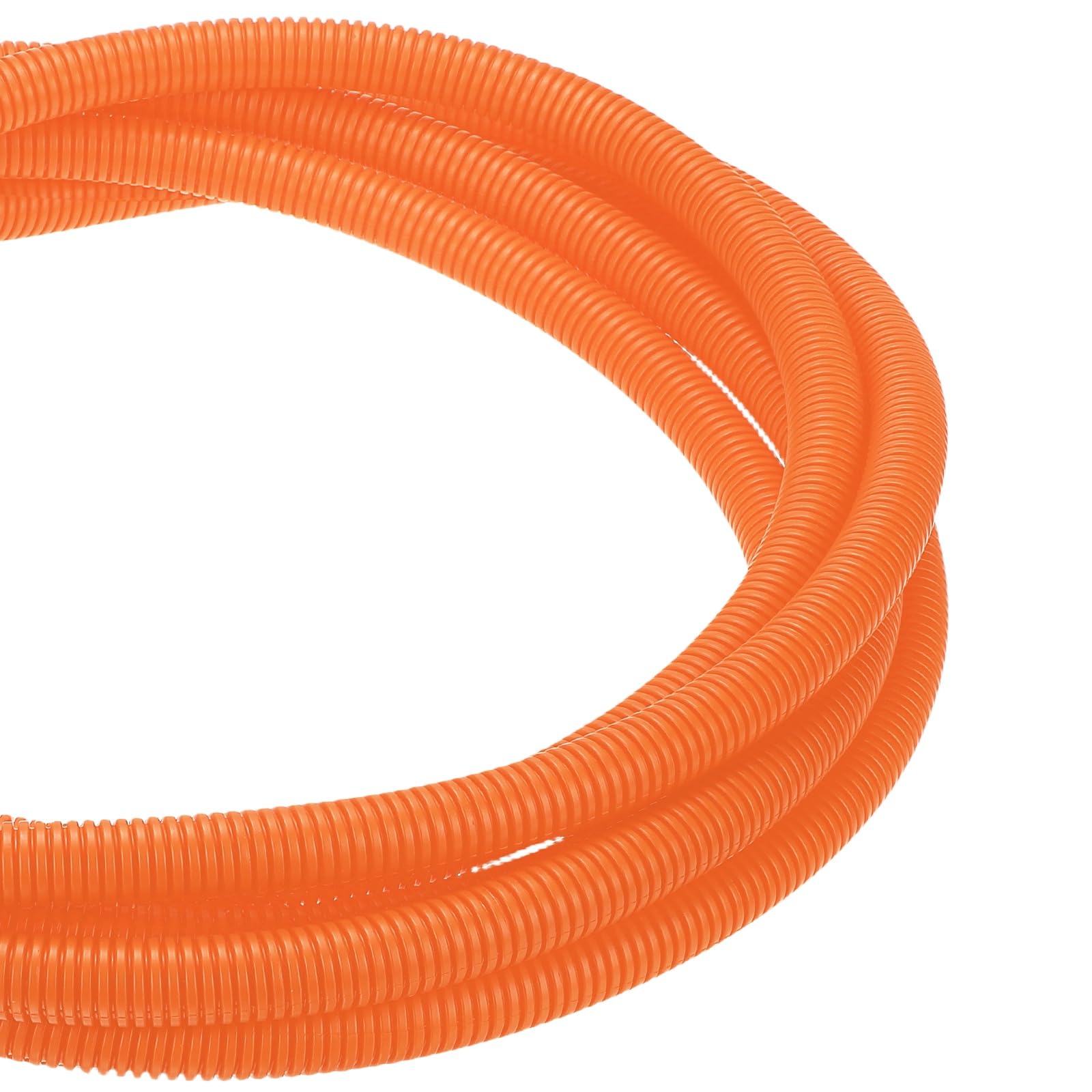 DMiotech 20ft Wire Loom Split Tubing 5/8 Inch, Cord Protectors from Pet Flexible Conduit Cable Management for Office Home Garden, Orange โ image 1