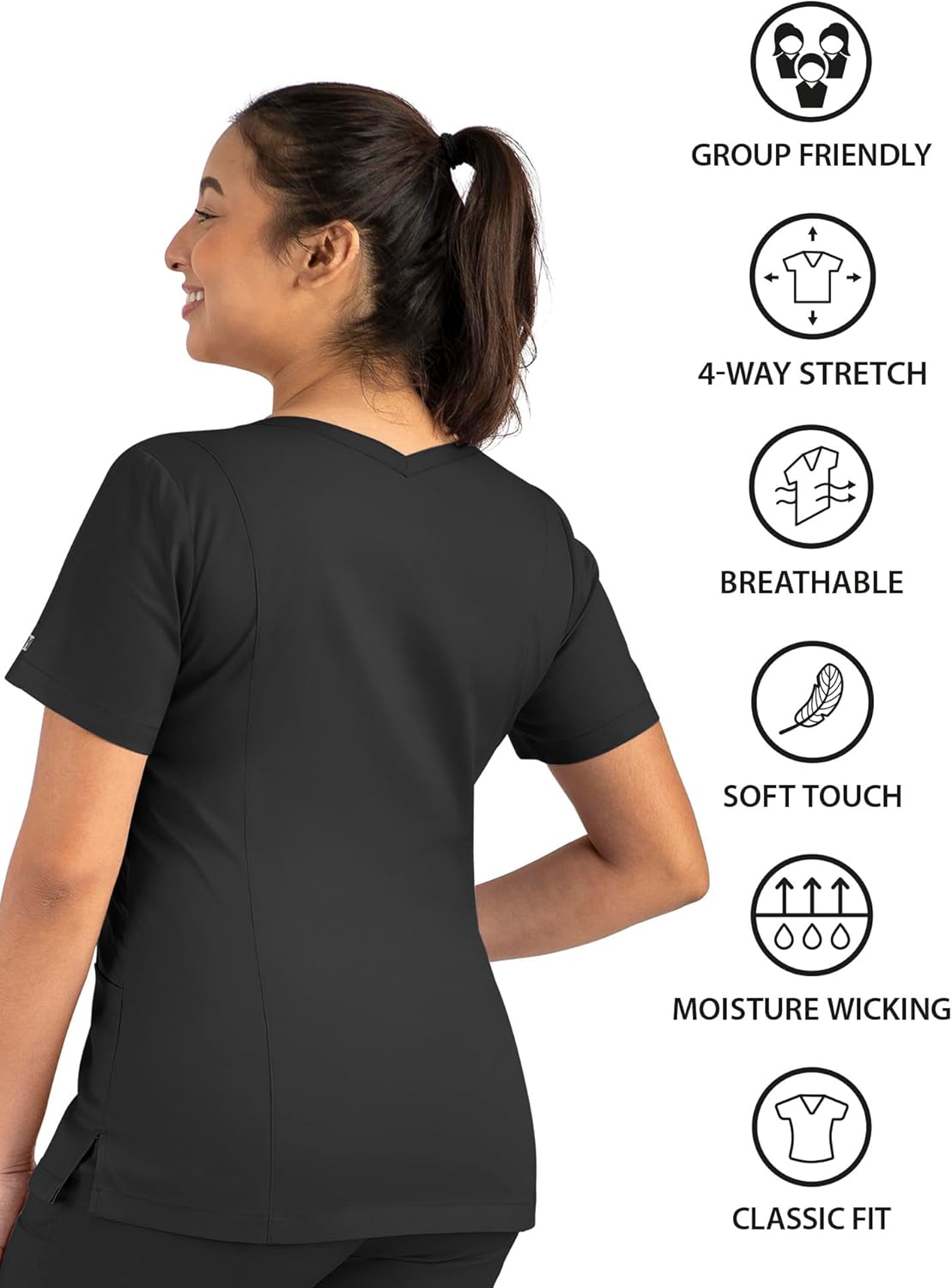 Maevn Matrix Women’s Double V-Neck Top - Image 6