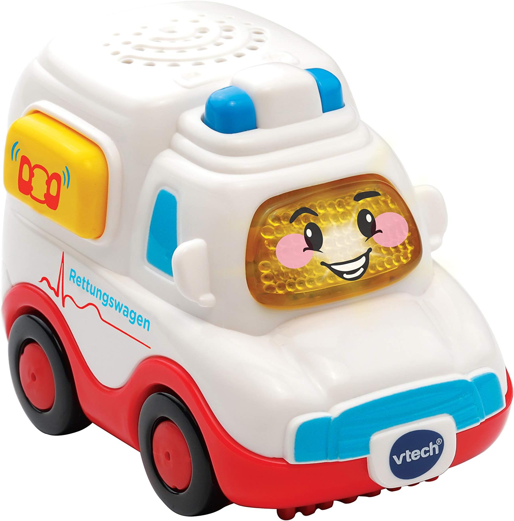 Vtech 80-517004 Tut Tut Baby Speedster Rescue Car Baby Toy, Multi-Coloured