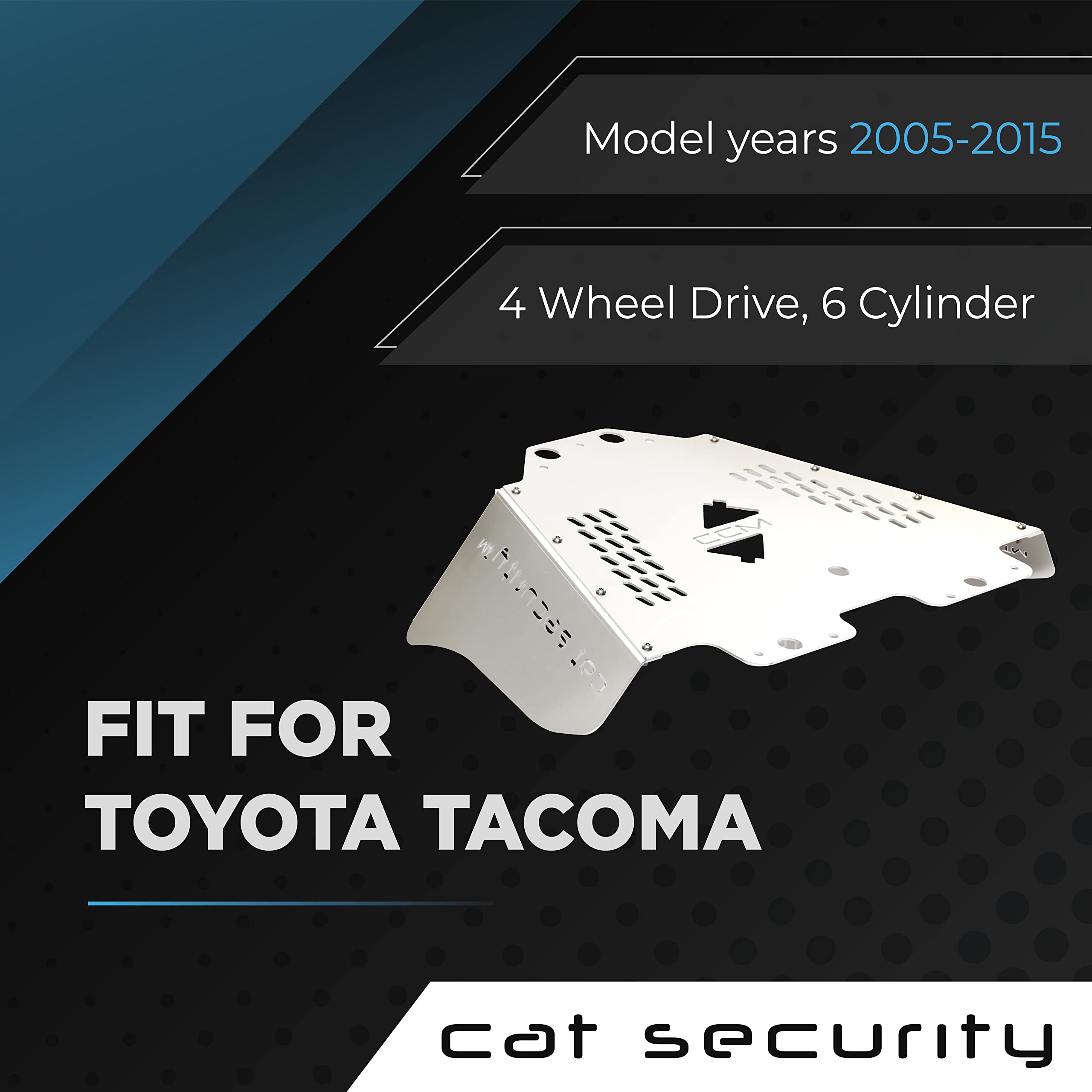 Protector Antirrobo Para Convertidor Catalítico De Toyota Prius 2010-2015 - Barrera De Aluminio De Alta Calidad