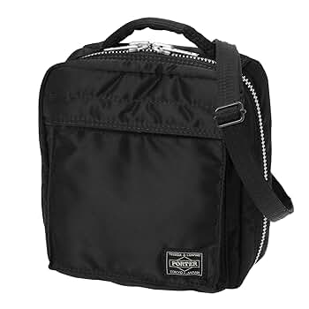 PORTER ブラック　メッセンジャーバッグ　ナイロン マンハッタンポーテージ（ManhattanPortage）ナイロン