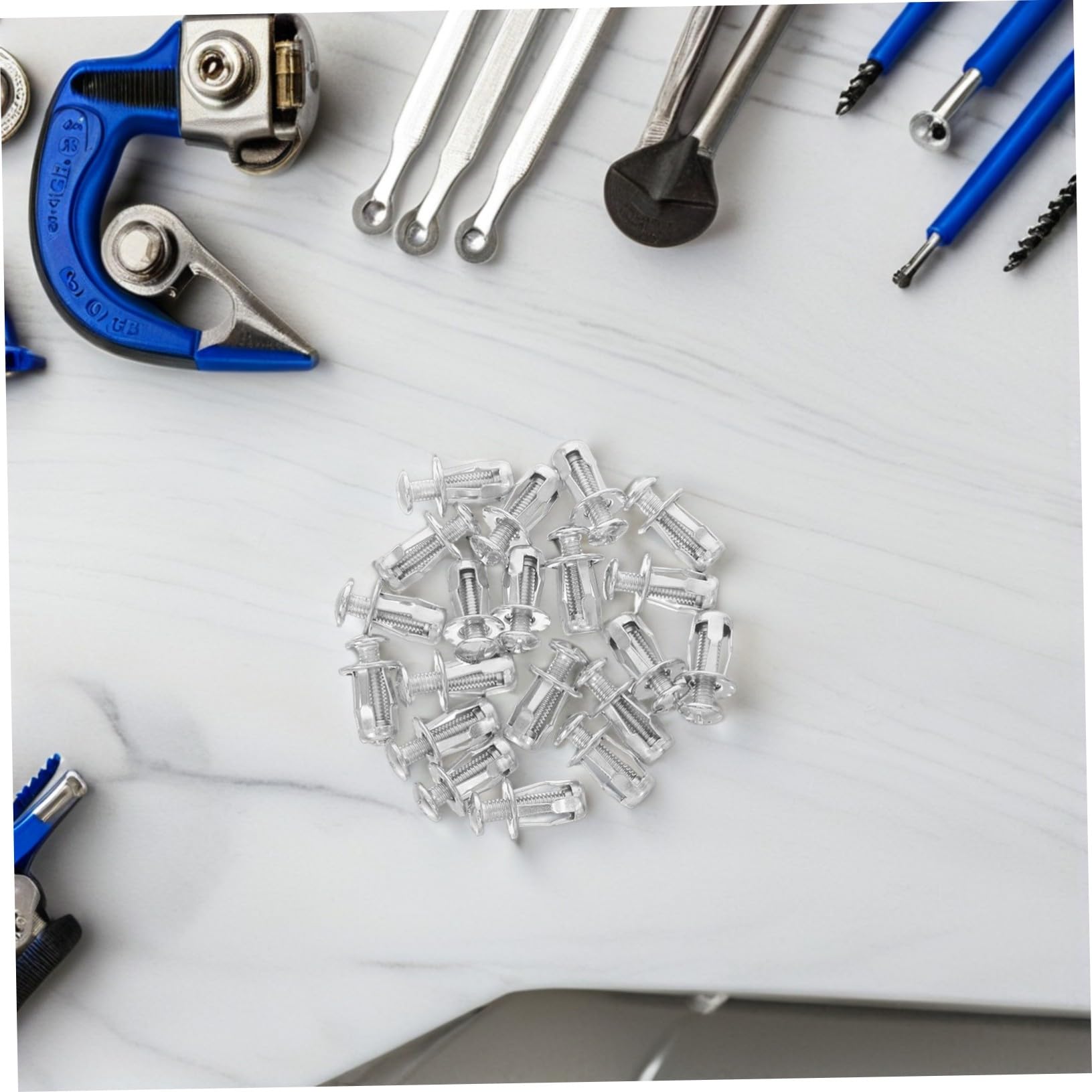 ABOOFAN 240 Stck. Teiliges Expansion Schrauben Carbonstahl Dübel für und Gipskartonwände mit Blütenblatt Metallanker für Möbelbefestigung und Heimwerkerprojekte
