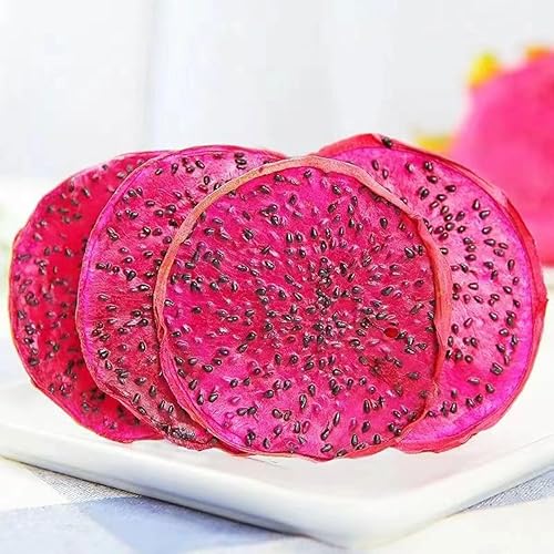 Miniatura 4 de Chips secos de fruta de dragón 7,05 oz bocadillos secos Pitaya Chips de fruta de dragón rojo 7.05 oz