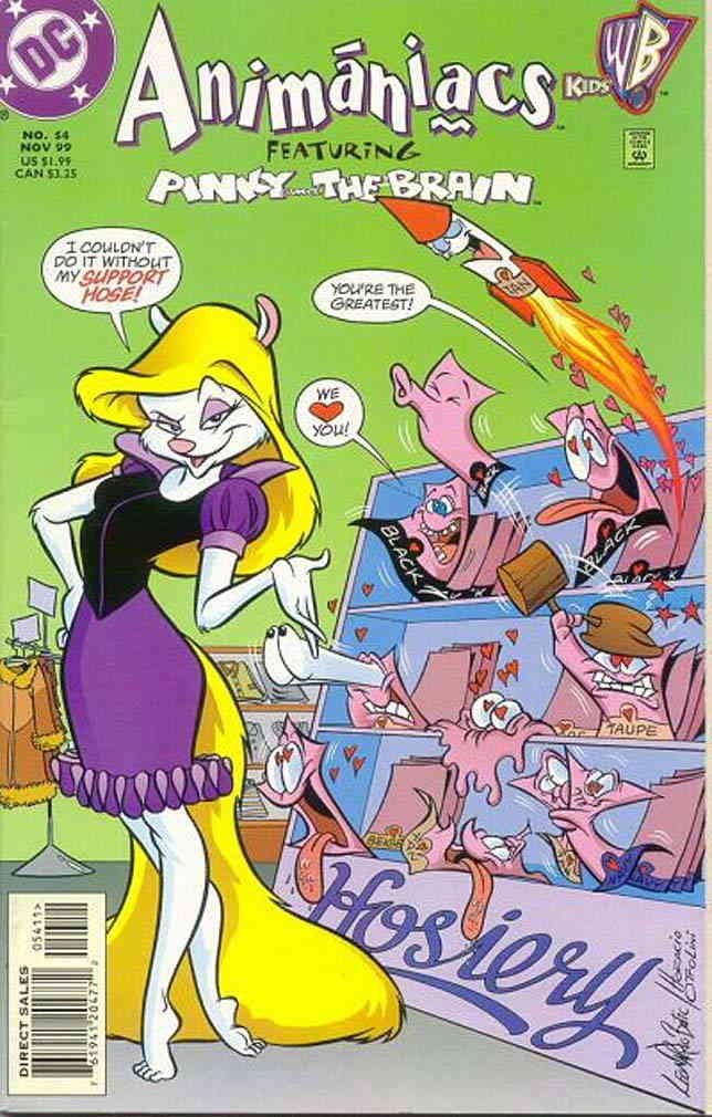 Amazon.com: Animaniacs #54 VF ; DC comic book | Pinky and