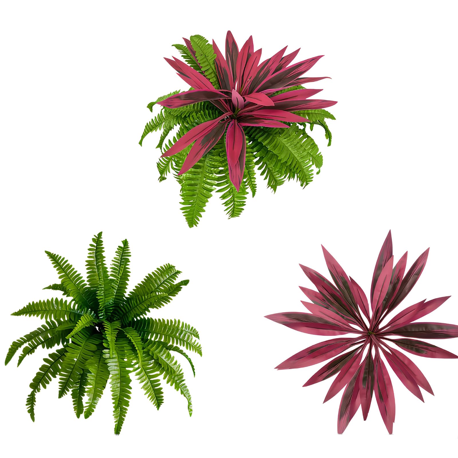 YUGSHNKFC Simulation Dracaena Plant and Realistic Leaves Artificial Cordyline for Courtyards Terraces Garden Landscaping Wedding Blossomy Decoration