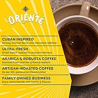 Vista 28 de Oriente Sweetened Espresso with Cinnamon Coffee Pods, 50 ct, Dark Roast Flavored Cuban Inspired Coffee in Recyclable Single Serve Pods - 100%