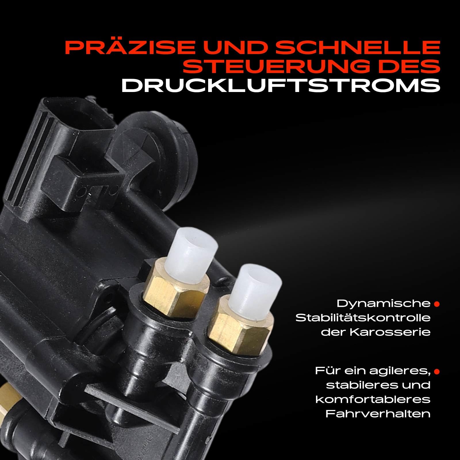 Luftfederung Ventilblock Ventileinheit Kompatibel mit Discovery III Discovery IV R-a-n-g-e R-o-v-e-r Sport L320 2.7L-5.0L 2004-2016 RVH000046