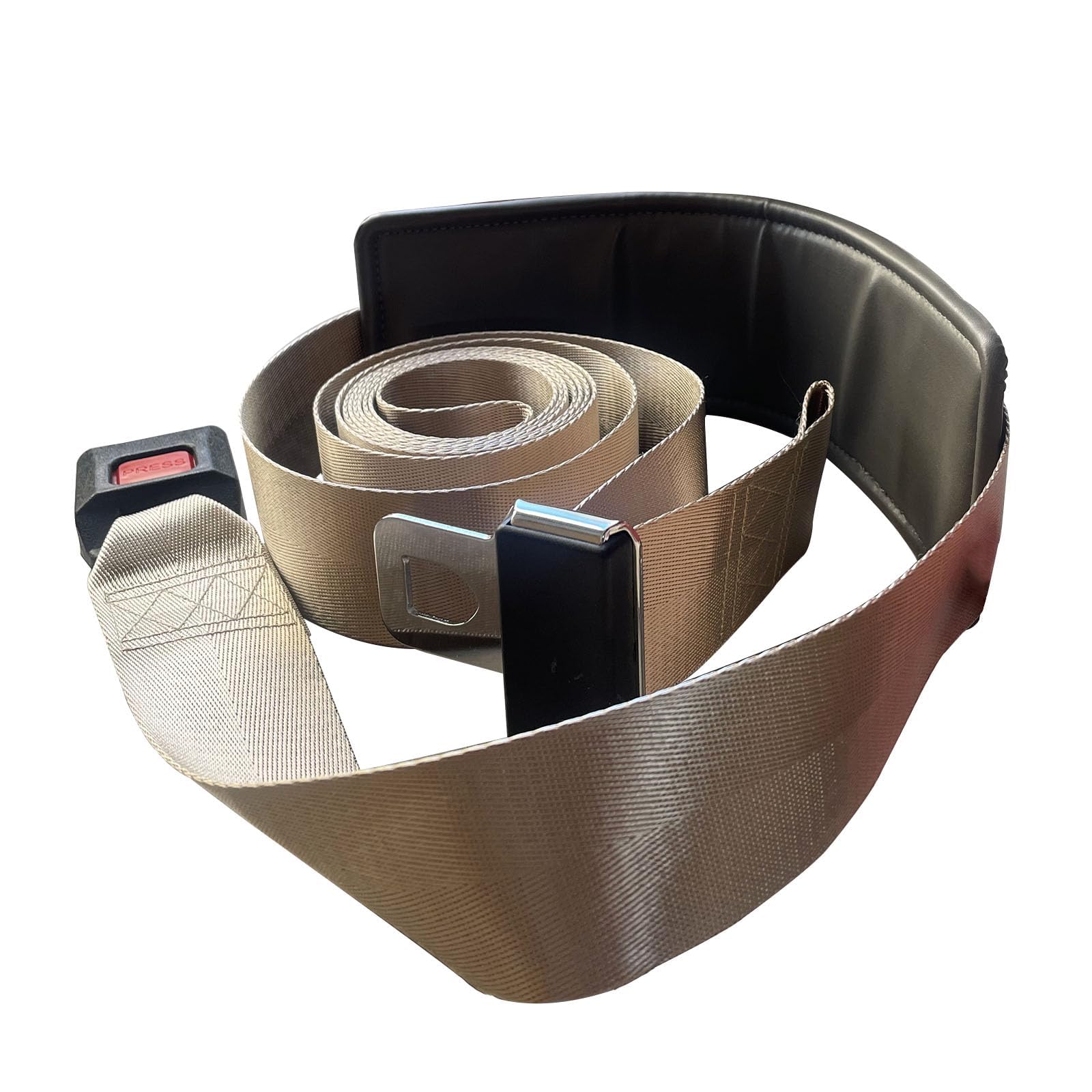 Extremity Mobilization Belt - Versatile Strap for Physical Therapy, Rehab, Stretching, and Joint Release (brown)