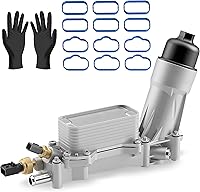 GAOBEN Upgraded Aluminum 926-876/926-959 Oil Filter Housing w/ Cooler for 2011-2016 Chrysler Dodge Jeep Ram 3.6L