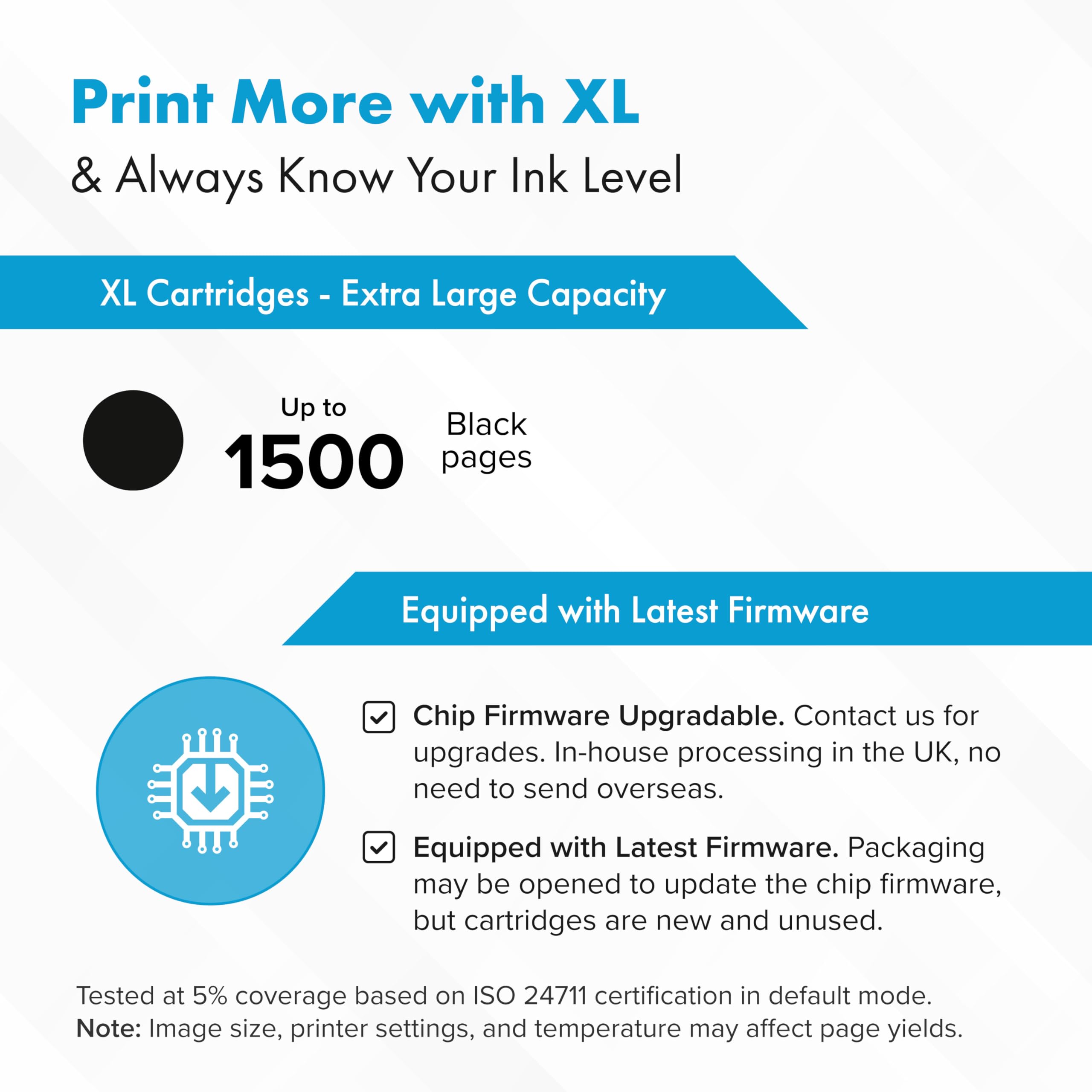 912 XL Nero Cartuccia d'inchiostro Sostituzione per HP 912 XL con Chip Compatibile con HP OfficeJet 8010 8012 8013 8014 8015 8017 8018 OfficeJet Pro 8022 8023 8024 8025 (2x Nero XL)