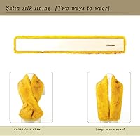 Vista 40 de Dikoaina Bufanda de piel sintética de invierno para mujer Blanco