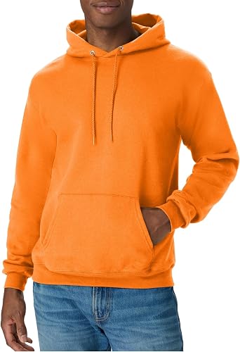 Hanes Mens Hoodie - EcoSmart Fleece Hooded Sweatshirt for Men & Women - Midweight Fleece - Big & Tall Available