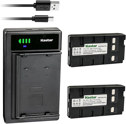 Miniatura 4 de Kastar Cargador de batería USB inteligente para videocámara Panasonic PV-L550 PV-L780D PV-L850 PV-L858, Panasonic BP-12 BP-15 BP-17 BP-18 PV-213A