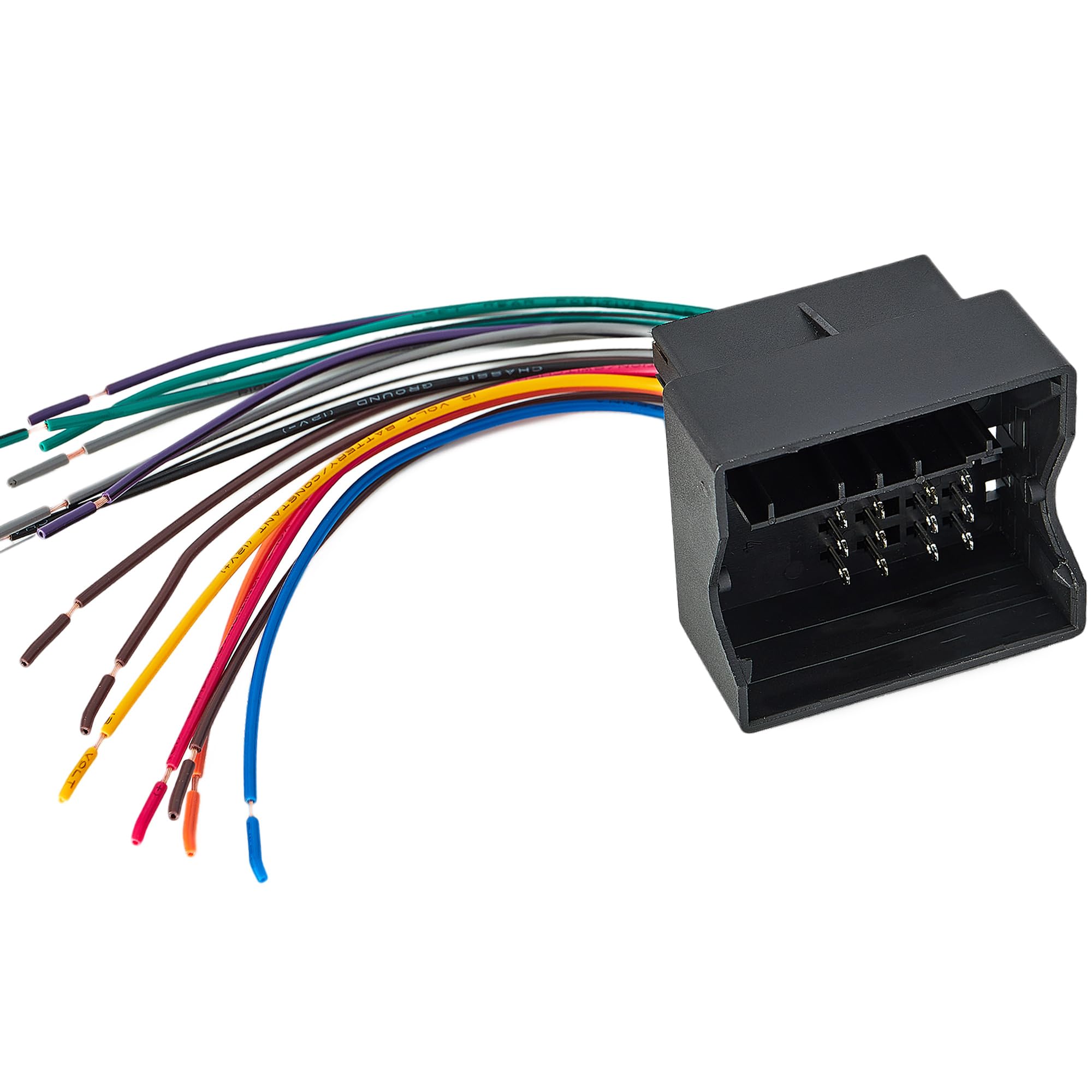 NuIth Car Stereo Radio Wiring Harness for 1999-2015 Volkswagen 2000-2011 Audi BMW Without Factory Navigation, Stereo Installation Wire Harness Kit