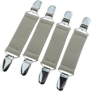 子供 ミトンクリップ 手袋クリップ ステンレス 紛失防止 汎用性 7.5cm ベージュ