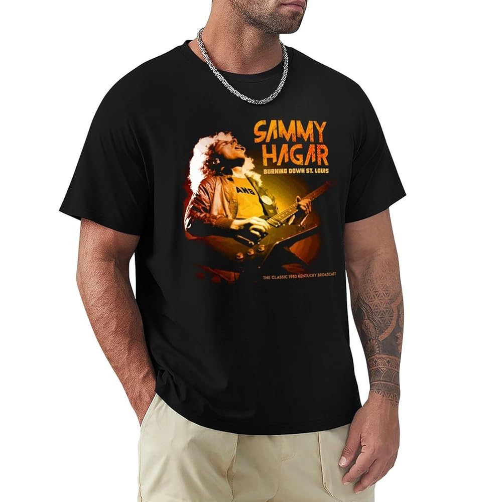 Sammy Singer Hagar T Shirt Men's Short Sleeve T Shirts