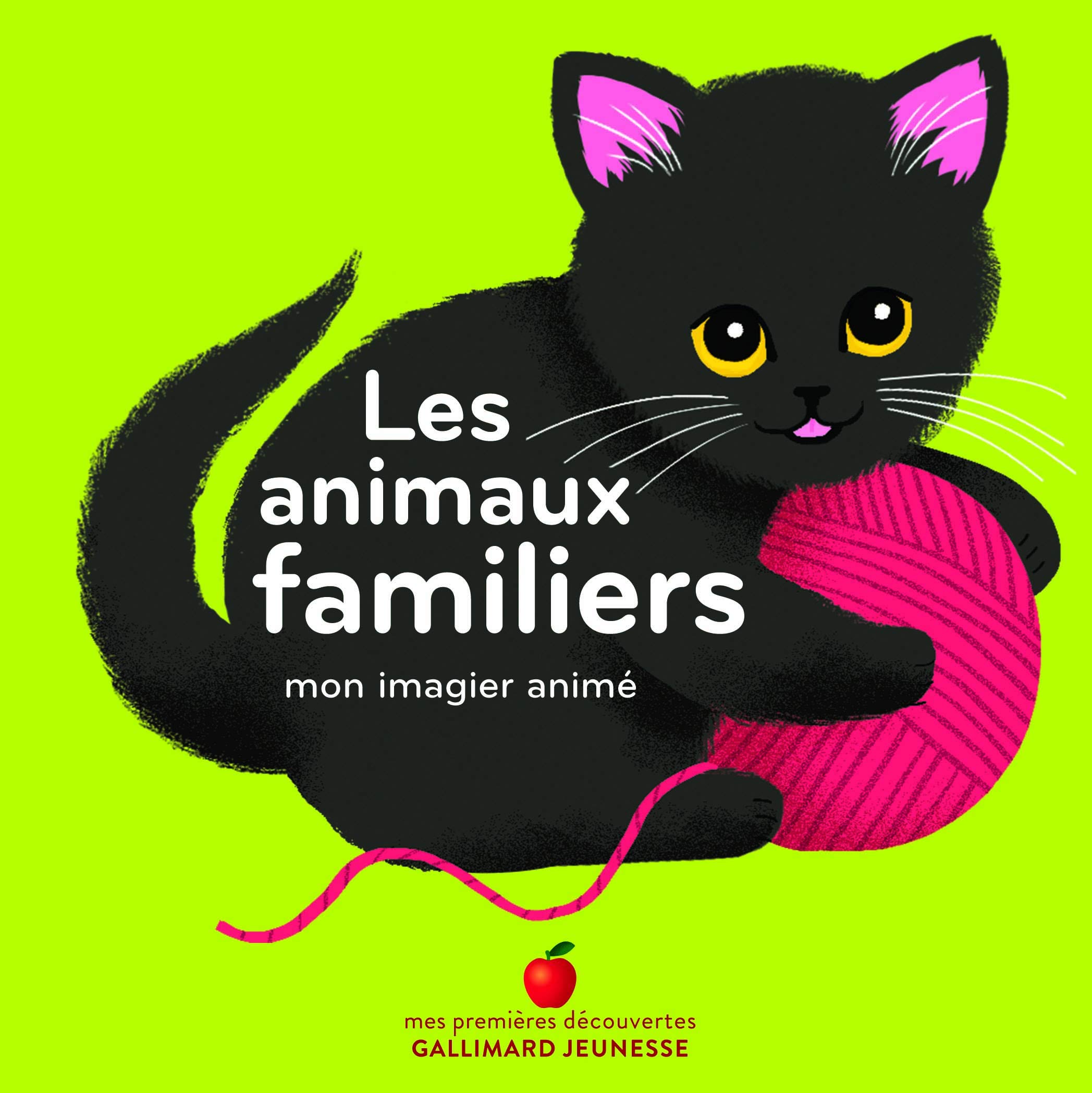 Mon imagier anime/Les animaux familiers