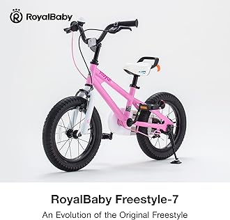 RoyalBaby Kids Bike EZ Balance to Pedal Dual Handbrake Toddlers Boys Girls Bicycle 12-20 Inch for Age 3-10 Years