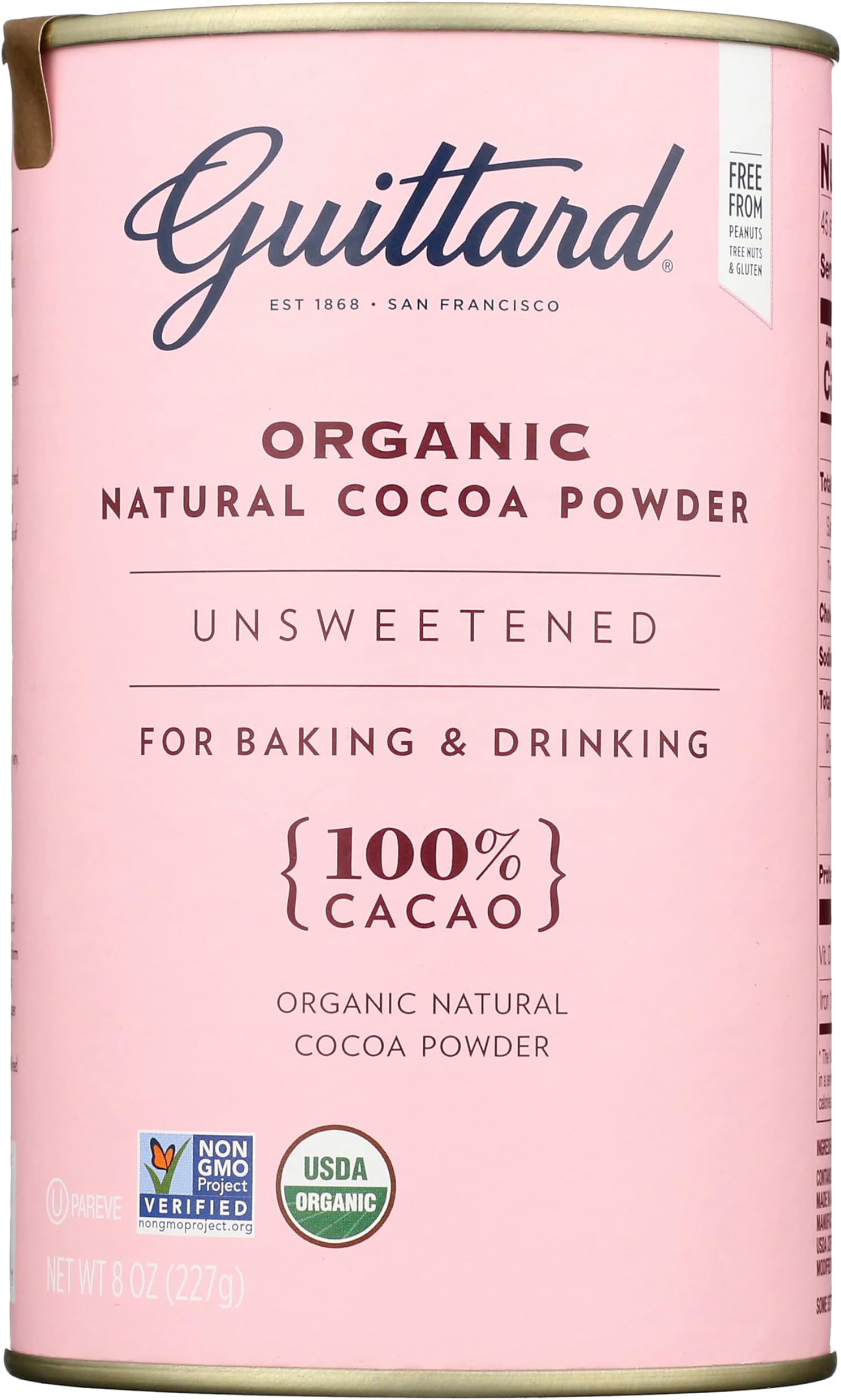 Organic Cocoa Powder, 8 OZ