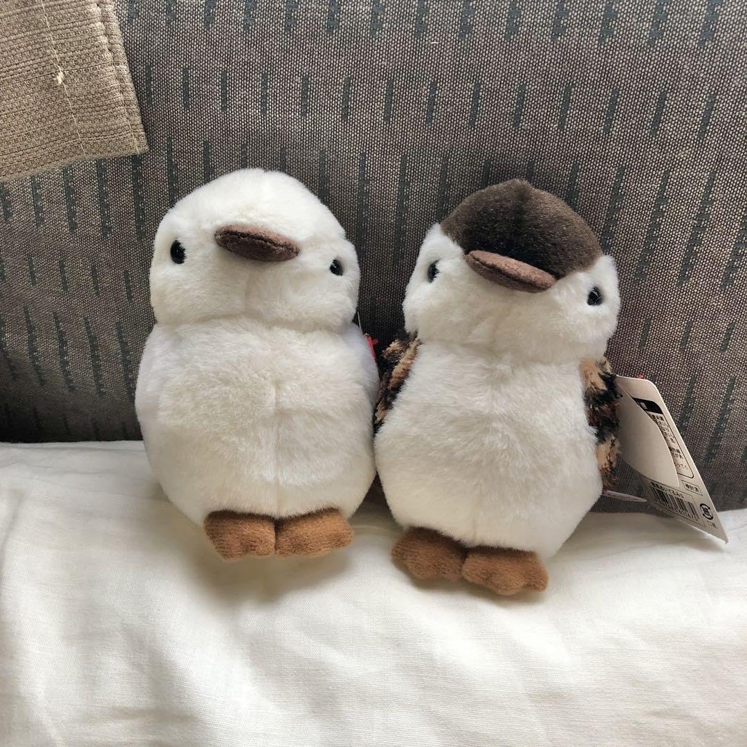 Amazon.co.jp: タグ 雷鳥 ぬいぐるみ 夏毛 冬毛 : おもちゃ