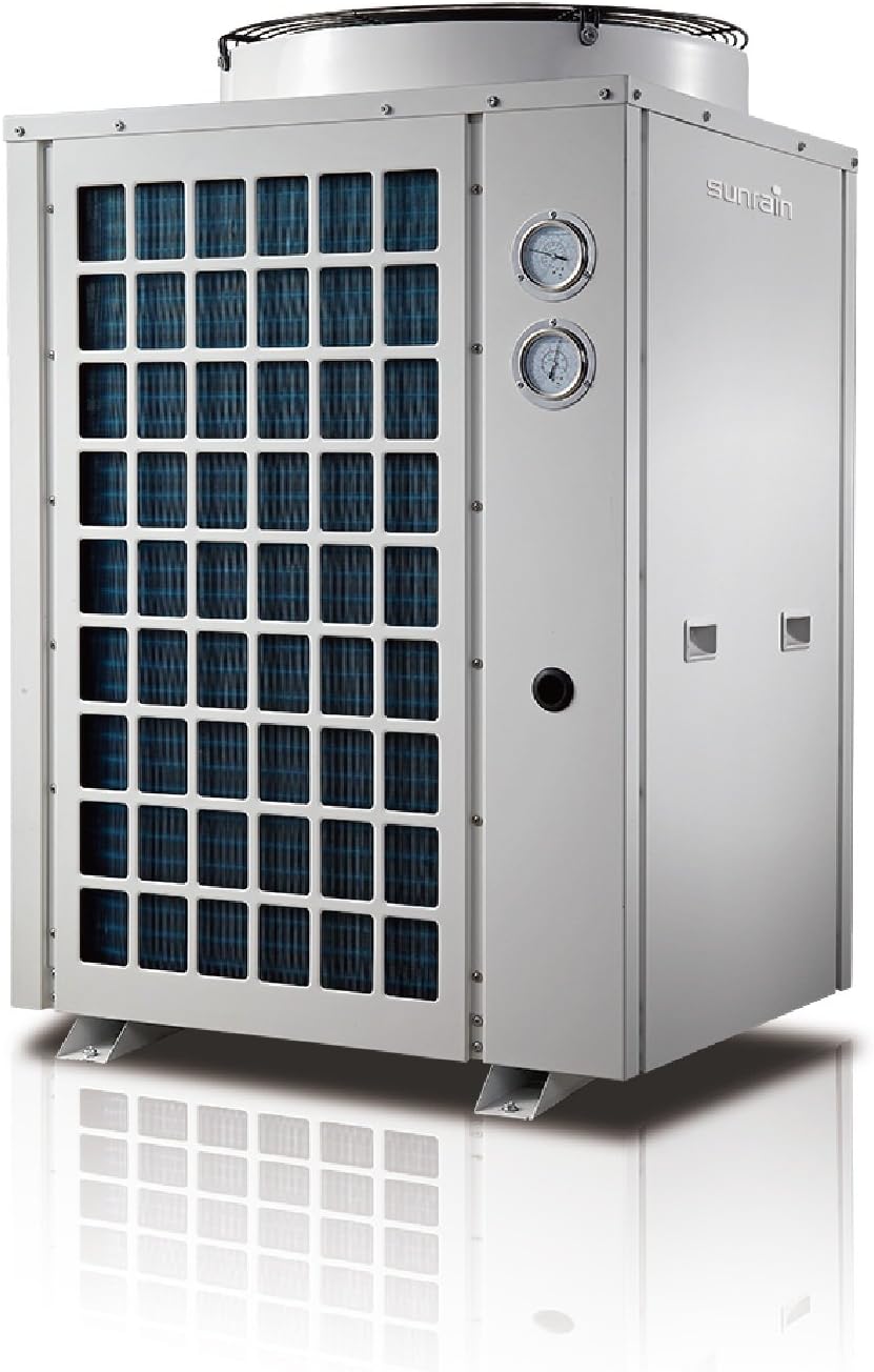 Heat pump for swimming pool by ECOPROPULSION pool heater heat pump, air source heat pump for swimming pool, pool heat pump HS-0127YT-IIV 12.63kW/220V VERTICAL code 5012