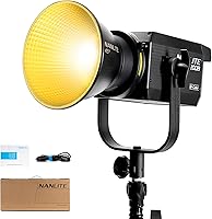 Nanlite FS-200B 220W Bi-Color LED Video Light 2700K-6500K Bowens Mount High CRI App Control for Photography Filmmaking Streaming