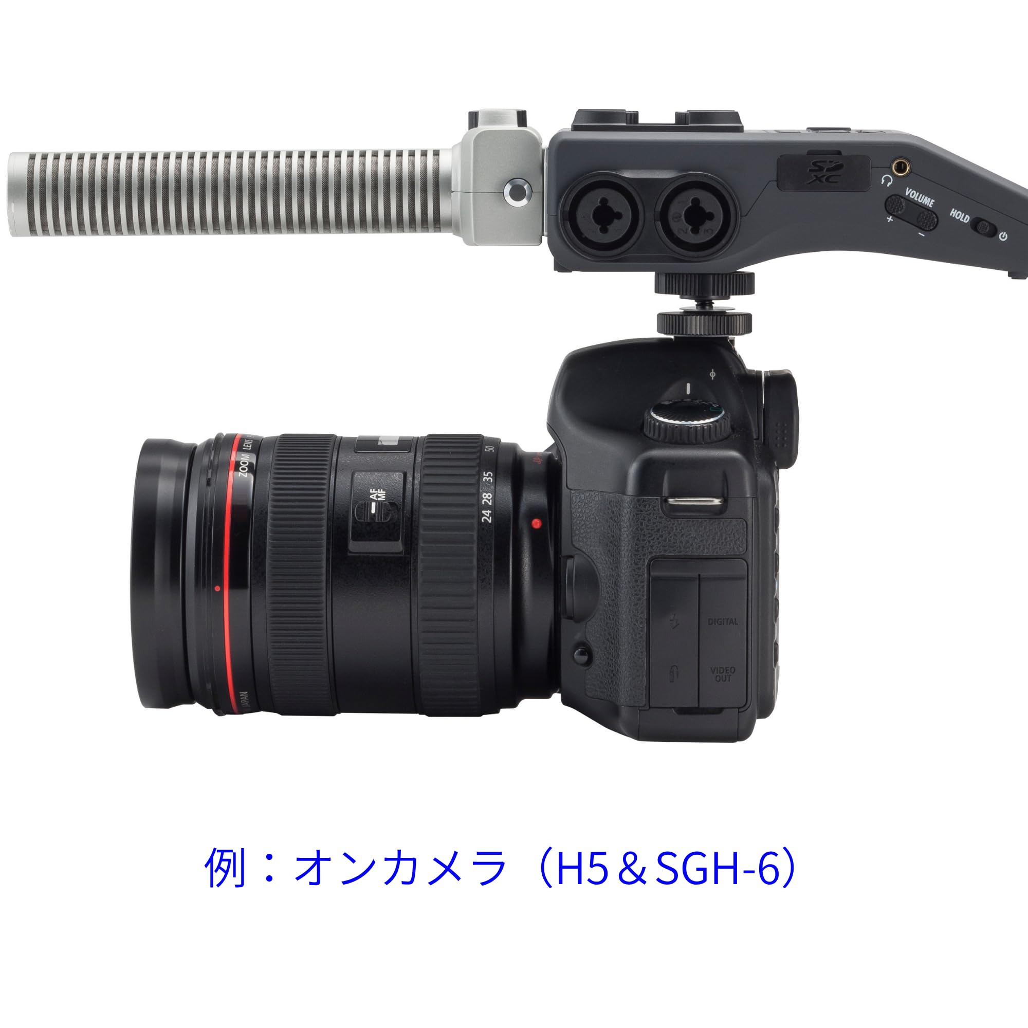 Amazon.co.jp: ZOOM 超指向性ショットガンマイク SGH-6 H5 H6 H8 Q8n
