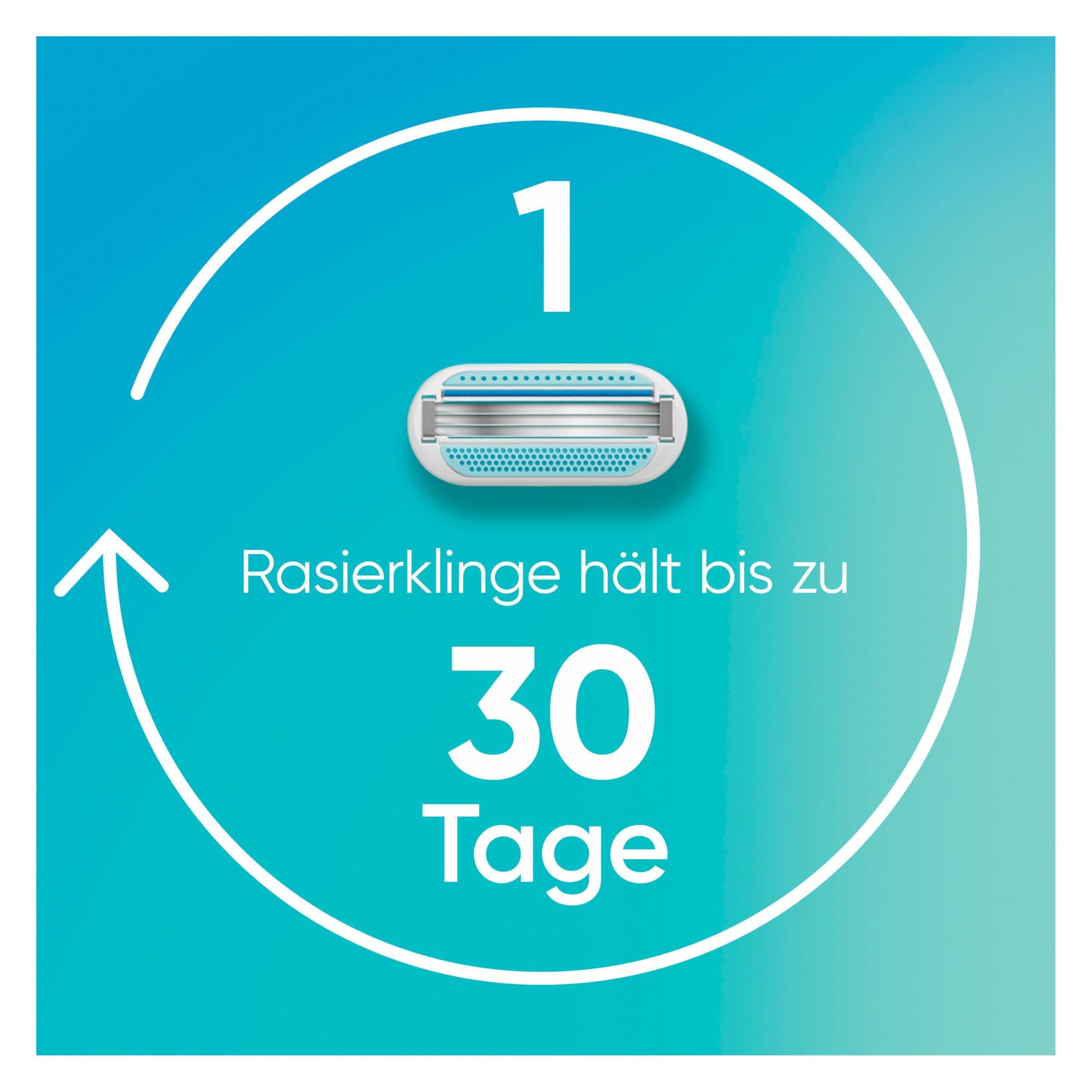 Gillette Venus Smooth Rasierklingen, 16 Original Ersatzklingen, Blau - Damenrasierer, Klingen für Nassrasierer für Eine Glatte Rasur mit 3 Klingen, Die Eine Schnelle Und Gründliche Rasur Ermöglichen