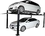 APlusLift HW-8S 8000LB 4-Post Portable Storage Service Car Lift / 3 Year Warranty