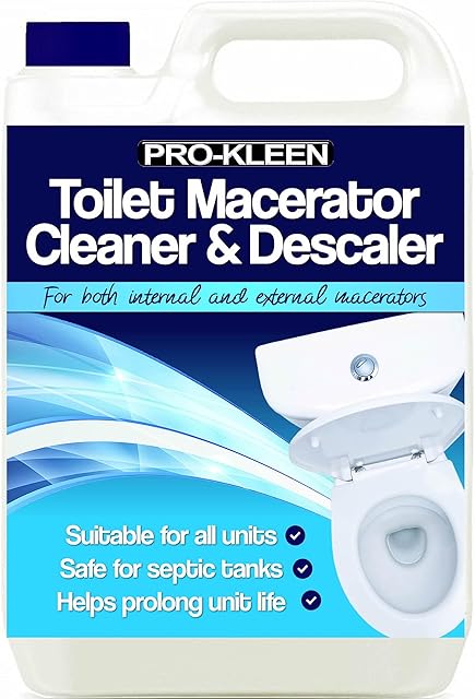 5L of Pro-Kleen Toilet Macerator Cleaner & Descaler | Highly Concentrated, Long-Lasting Formula | Compatible With All Saniflo Pump Units, Toilets & Urinals | Helps Prolong Life of Unit