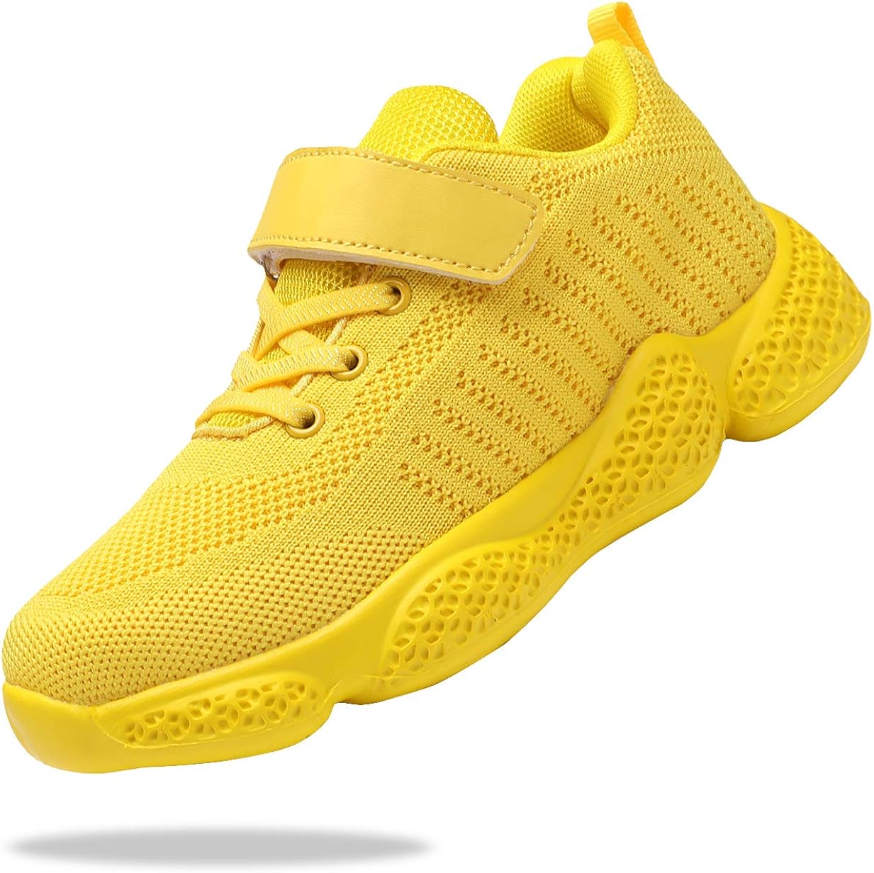 Santiro Kids Shoes for Boys Girls Breathable Knit Athletic Running Sneakers