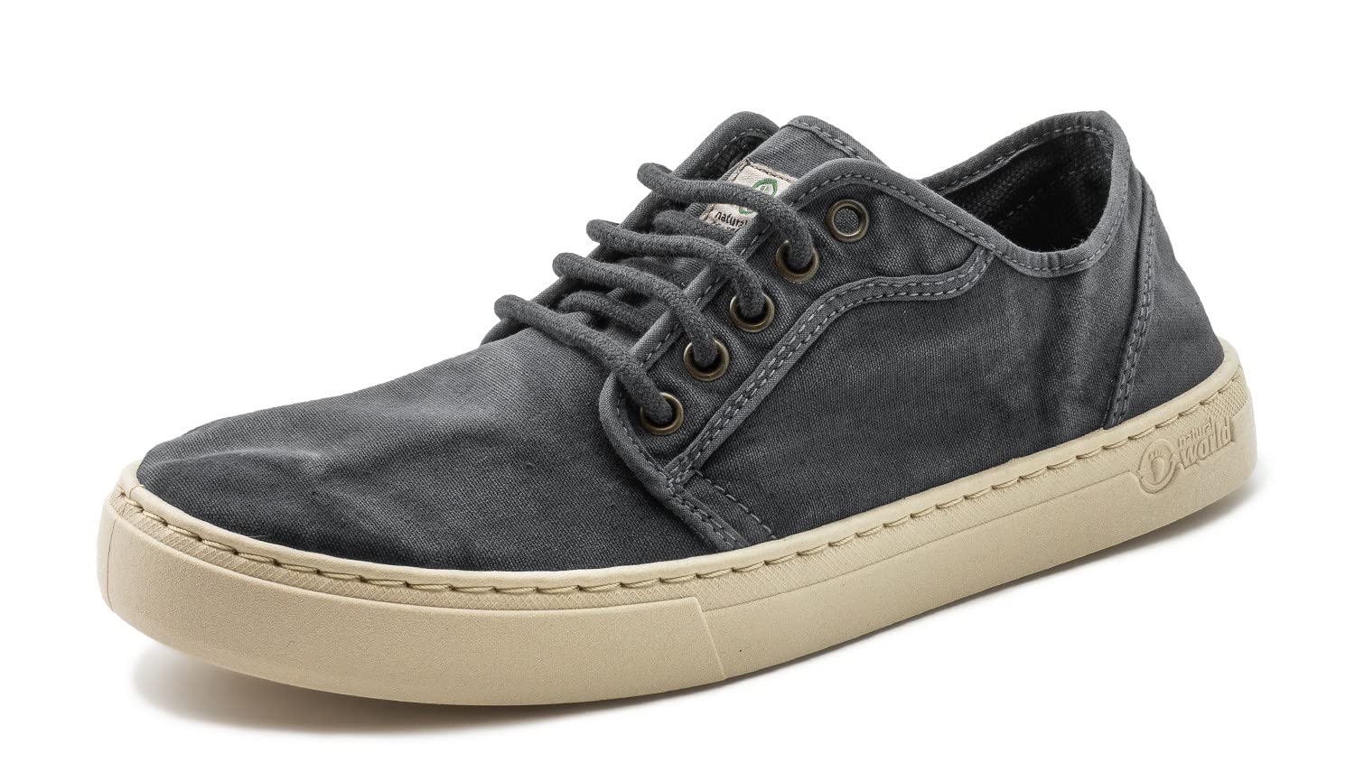 Natural World Eco | 6602e Old Narciso | Zapatillas Hombre 100% Ecológicas | Calzado Sostenible (Marron, 43)