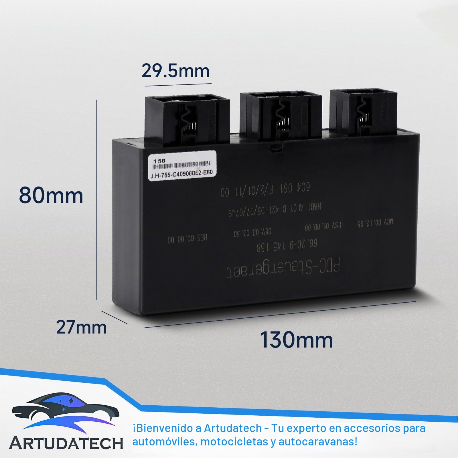 Sensor de aparcamiento 66209145158 para BMW PDC módulo de radar de marcha atrás para 5 E60 E61 | 6 E63 E64 | X5 E70 / X6 E71 | 7er E65 E66 Sensores de marcha atrás Sensor de ángulo muerto