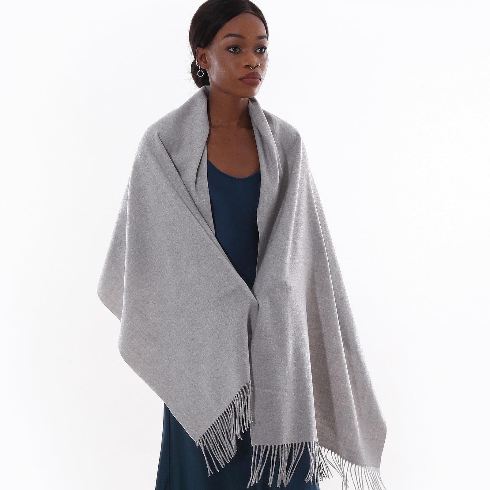 Sciarpa Pashmina Donna Invernale Scialle Sciarpe Elegante Cerimonia Grande Stole Foulard Scialle da Abito Sera