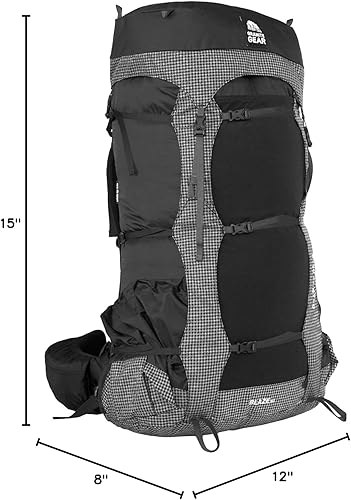Vista 16 de Granite Gear Mochila Blaze 60L Arcilla Cerámica/cuadros café/Walleye