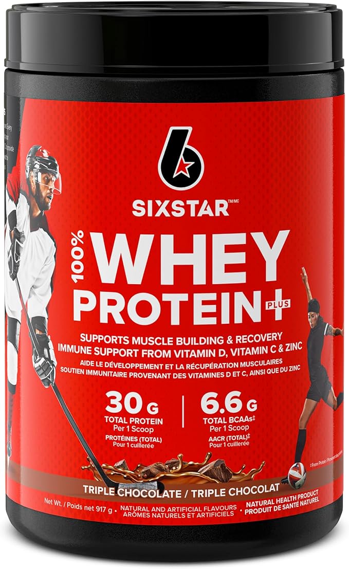 Whey Protein Powder, Six Star 100 Whey Protein Plus, Whey Protein