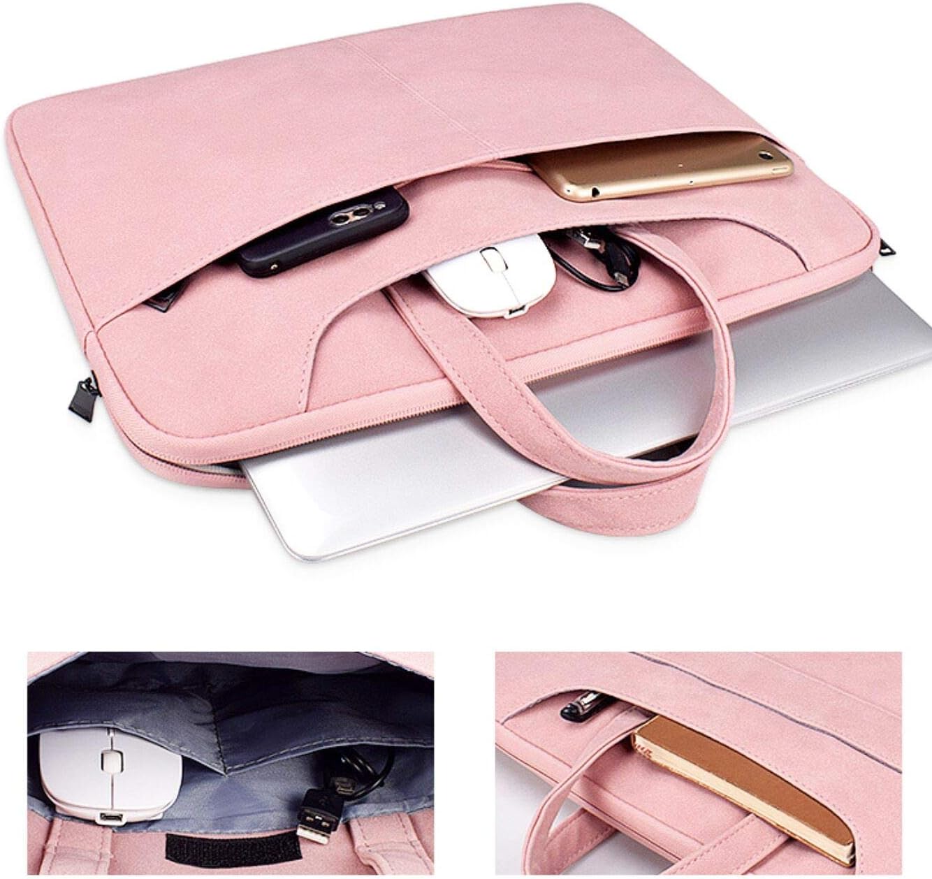 Amаzоn Crаzу 🔥 Dеаlѕ Laptop Bag 13 inch MacBook Pro Laptop Bag 13 inch MacBook Air 13 inch Case MacBook Bag 13 inch Laptop Bag for Women Pink