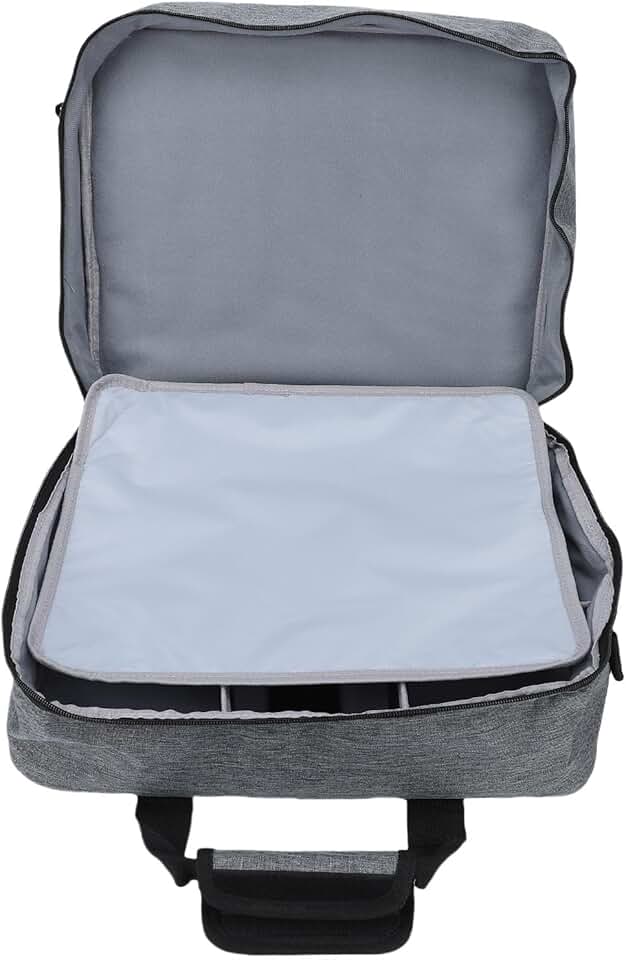 Jiawu Bolsa Misturadora de áudio para DJ, Bolsa de Transporte Acolchoada Universal para RODECaster Pro 2, TC GOXLR, Etc, Capa de Controlador de DJ Com Alça de Ombro Ajustável