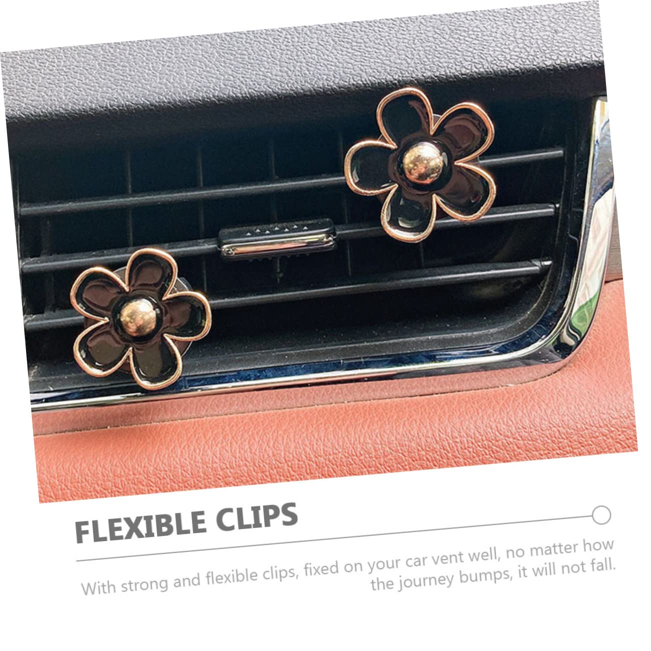 ULTECHNOVO 30stücke Teiliges Blumen-lüftungsclip Auto Hochwertiger Dekorationsclip Aus Einfache Installation Fröhliche Farben Für Auto-innenraum-design Für