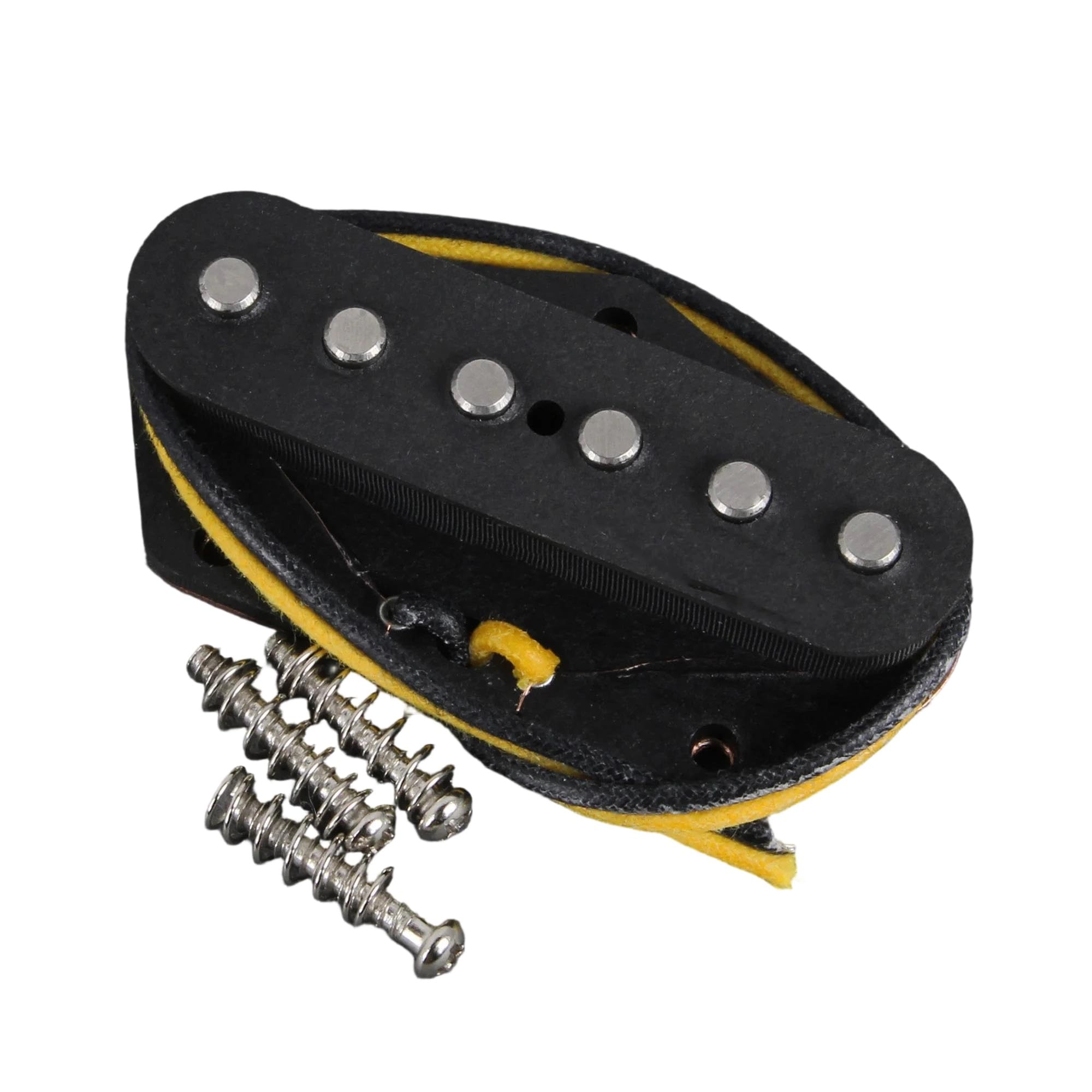 Pastillas De Guitarra Eléctrica Pastilla De Guitarra Alnico 5 | Piezas de guitarra negra de bobina única de puente