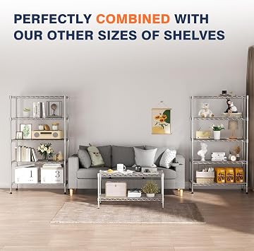 2-Tier Heavy Duty Shelving Unit