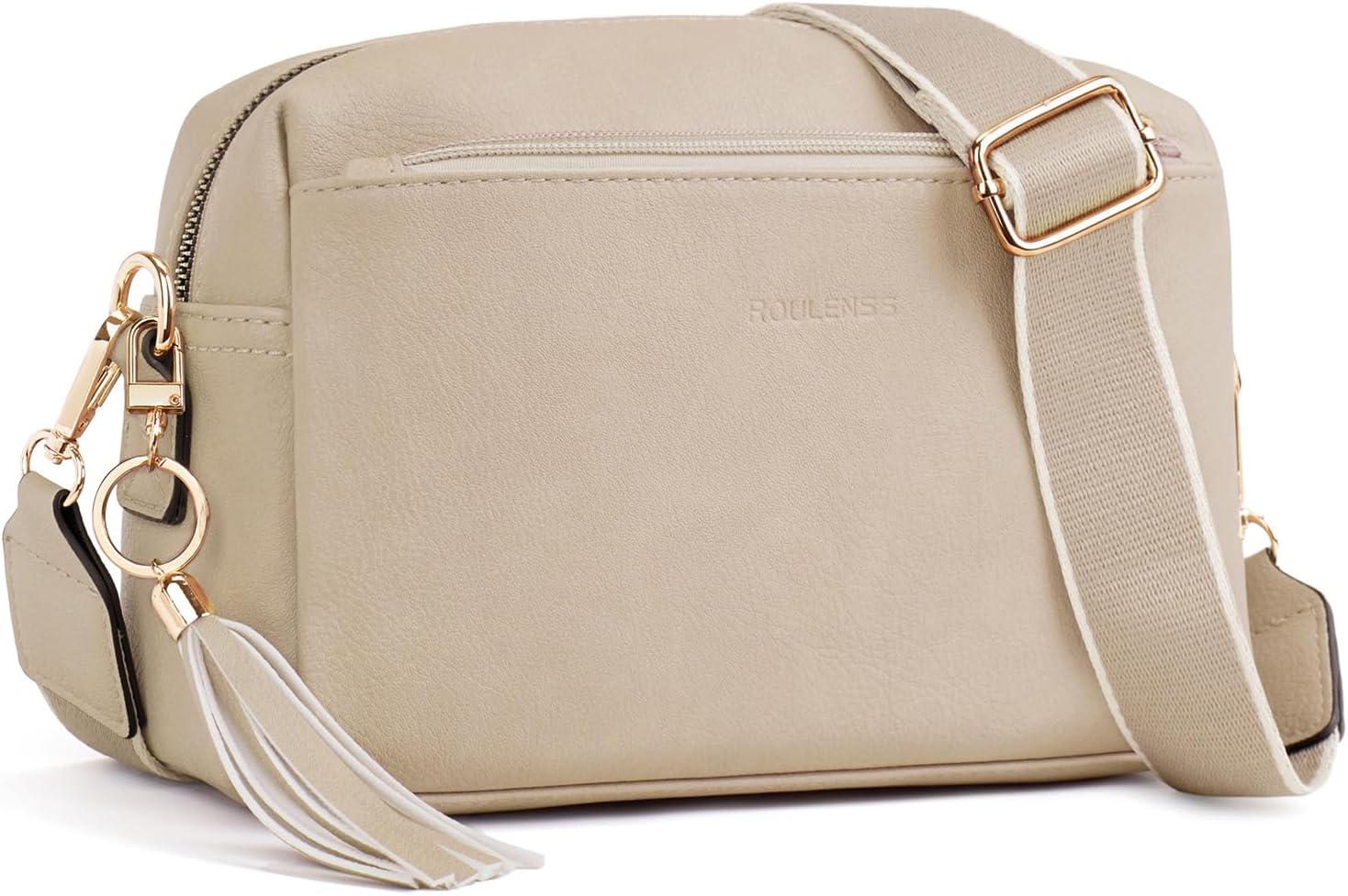 Borsa A Tracolla Donna ELIOX - 3 Scomparti, Pelle Sintetica, 25x20x10cm - Foto 2