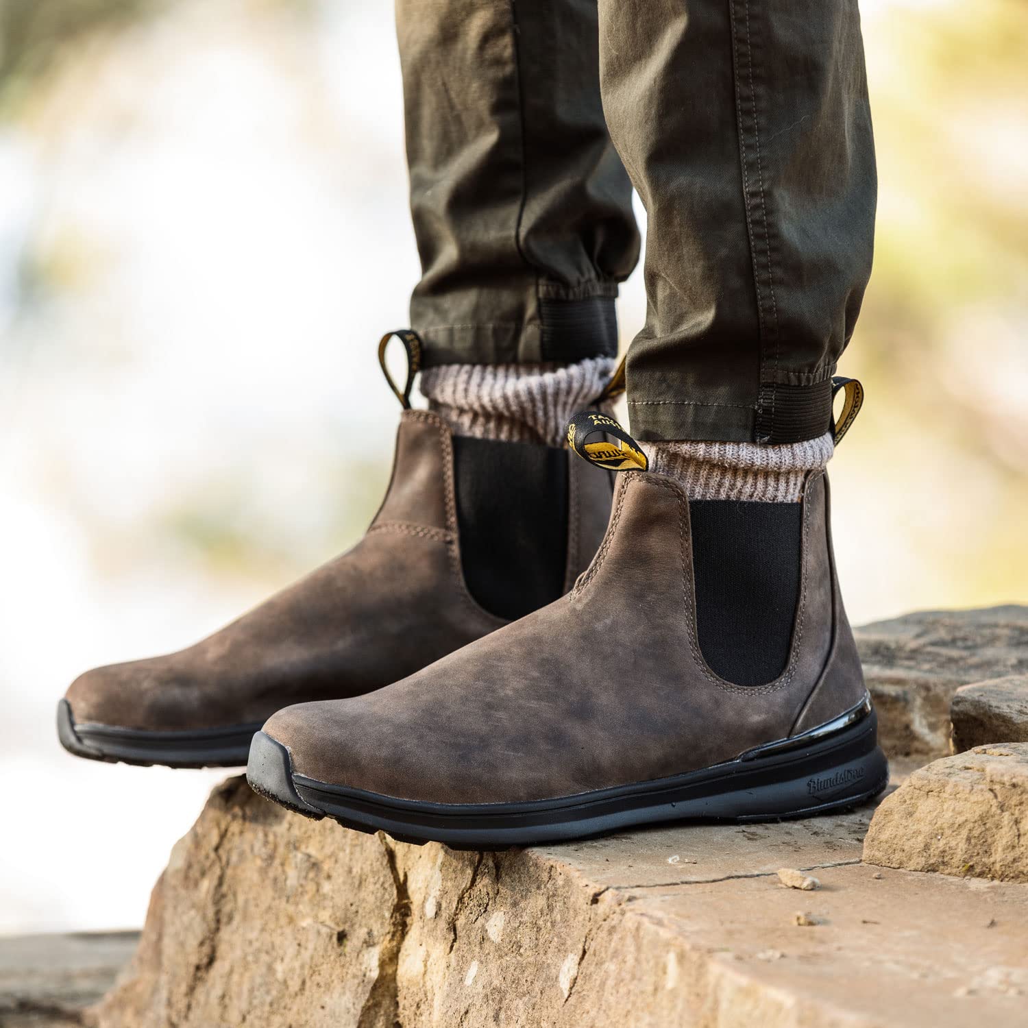 Blundstone Boot Men SZ AU 12 US 14 Brown 2141 Chelsea Leather Ankle Pull On NWOB Blundstone 2141 Chelsea Sneaker Boots (For Men and Women  main image 2