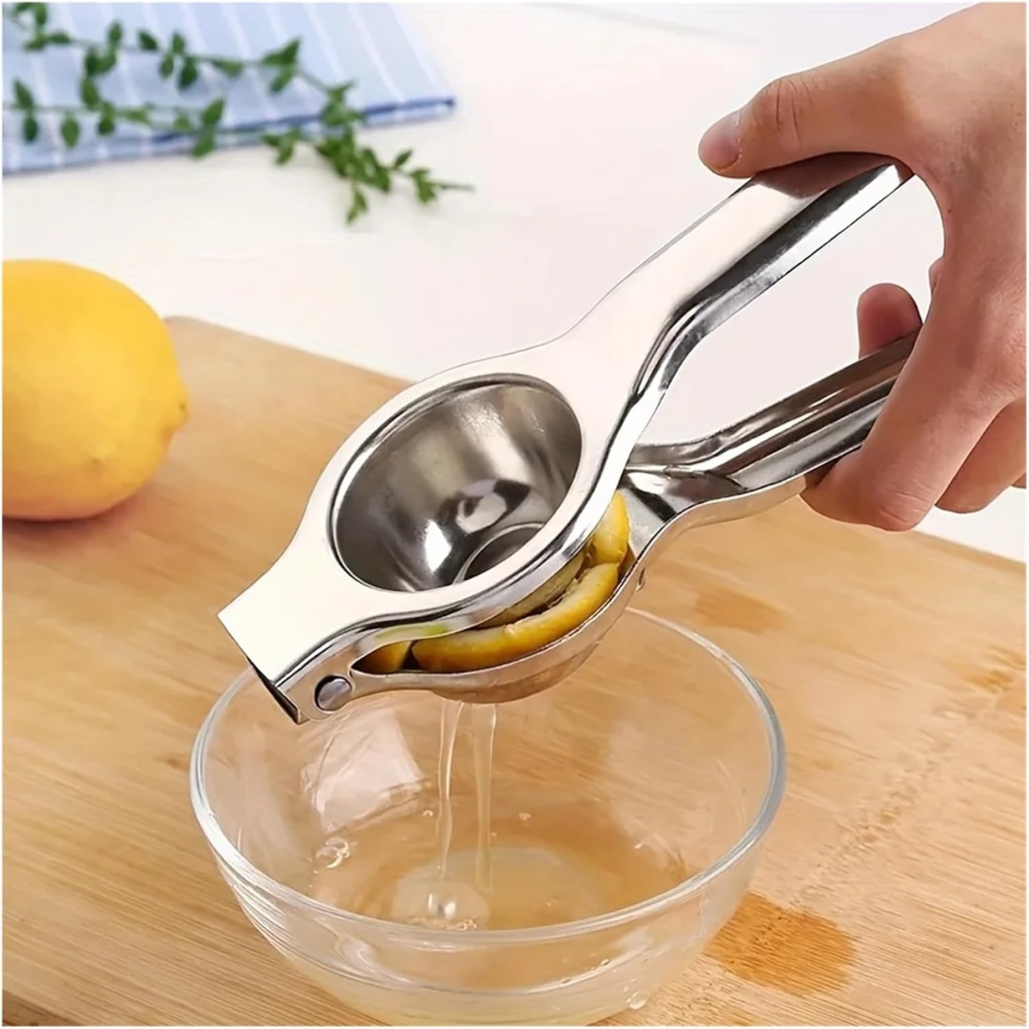 Manual Juicer Hand Press 1pc Stainless Steel Lemon Juicer Manual Efficient Juice Press Easy To Use For Home & Commercial Fits Various Fruits