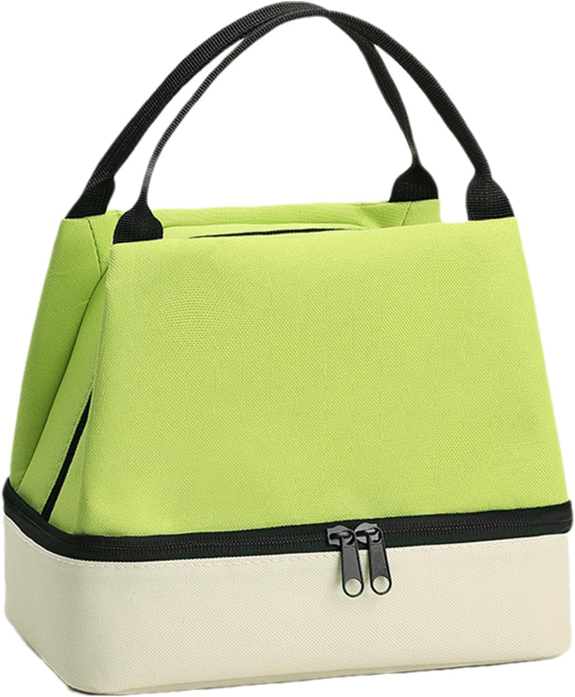 Insulated Lunch Bag, DoubleLayer Lunch Tote, Portable Lunch Cooler Bag