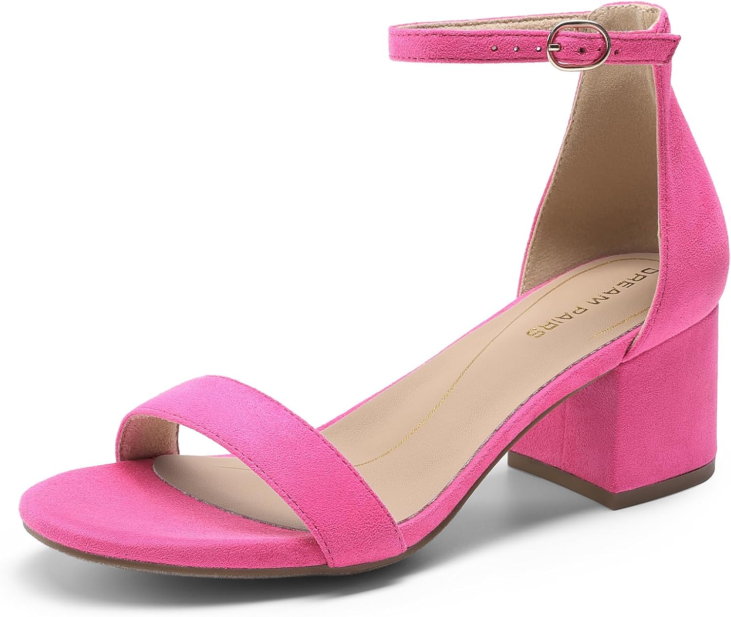 DREAM PAIRS Women’s Low-Chunk Low Heel Pump Sandals