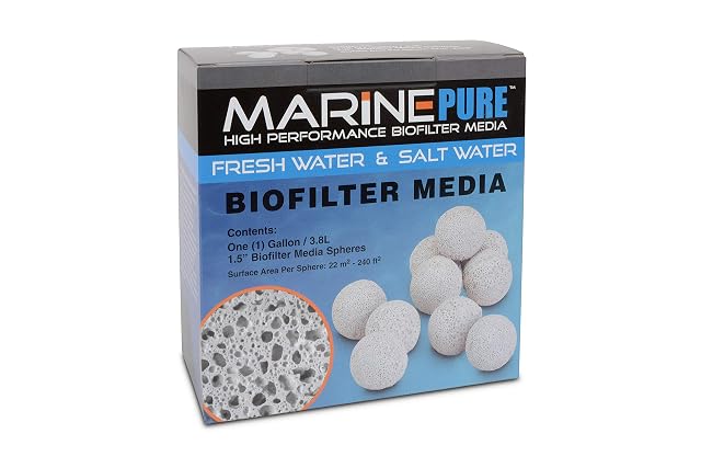 Foto 3 de 4 de CerMedia MarinePure 1.5-Inch Sphere Bio-Filter Media for Marine and Freshwater Aquariums