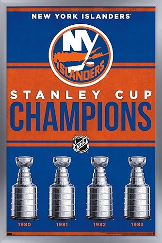 Miniatura 68 de Trends International NHL New York Islanders - Champions 23 Wall Poster, 34L x 22.4W, Mahogany Framed Version