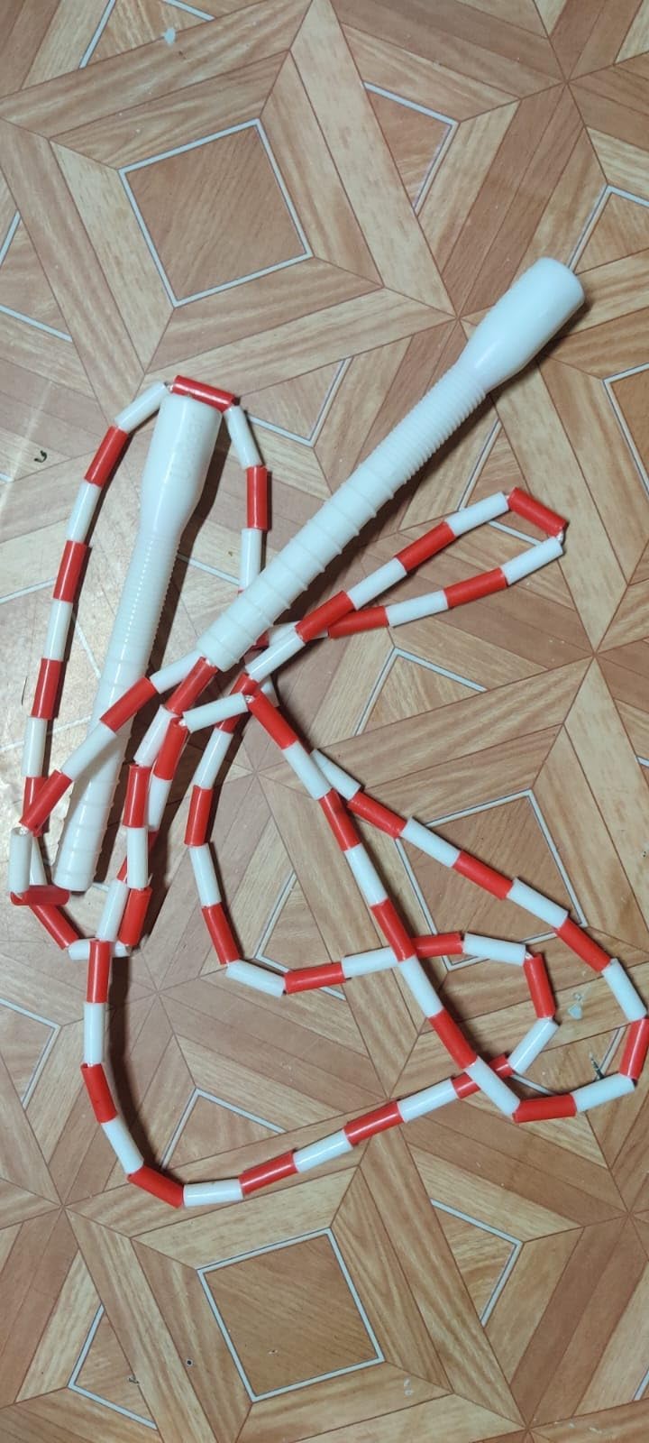 Buy Skipping Rope - Long Handle Beaded Jump Rope, Adjustable, Tangle ...