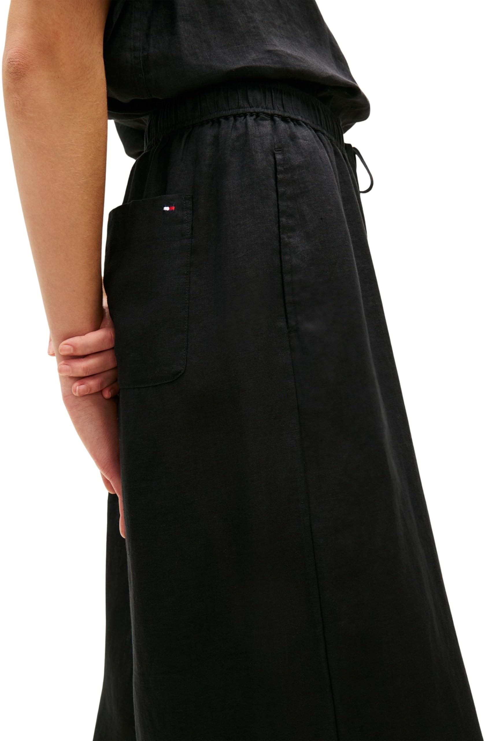 Tommy Hilfiger Damen Andere Hosen ESS Linen Pull On Pants Ww0ww48970